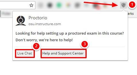 Proctorio Live Chat and Help Support Center